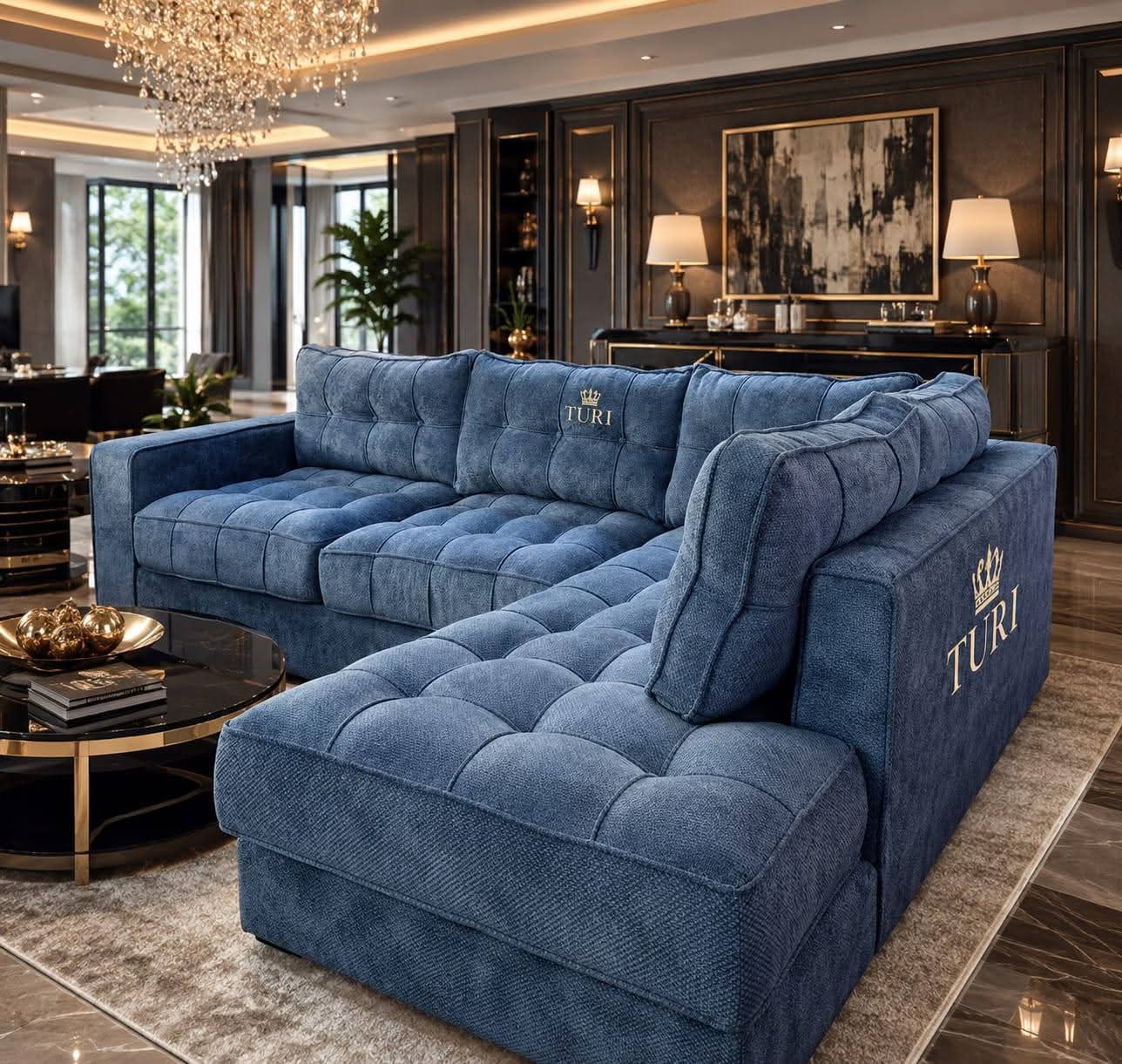 Azure Deep-Seat Sectional 5 seater product image 2